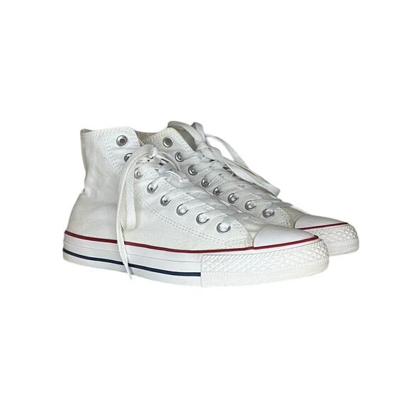Converse Chuck Taylor All Star High Classic White Shoes Size 6.5 CTAS - Picture 3 of 6